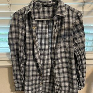 Brandy Melville Button Up Plaid Shirt